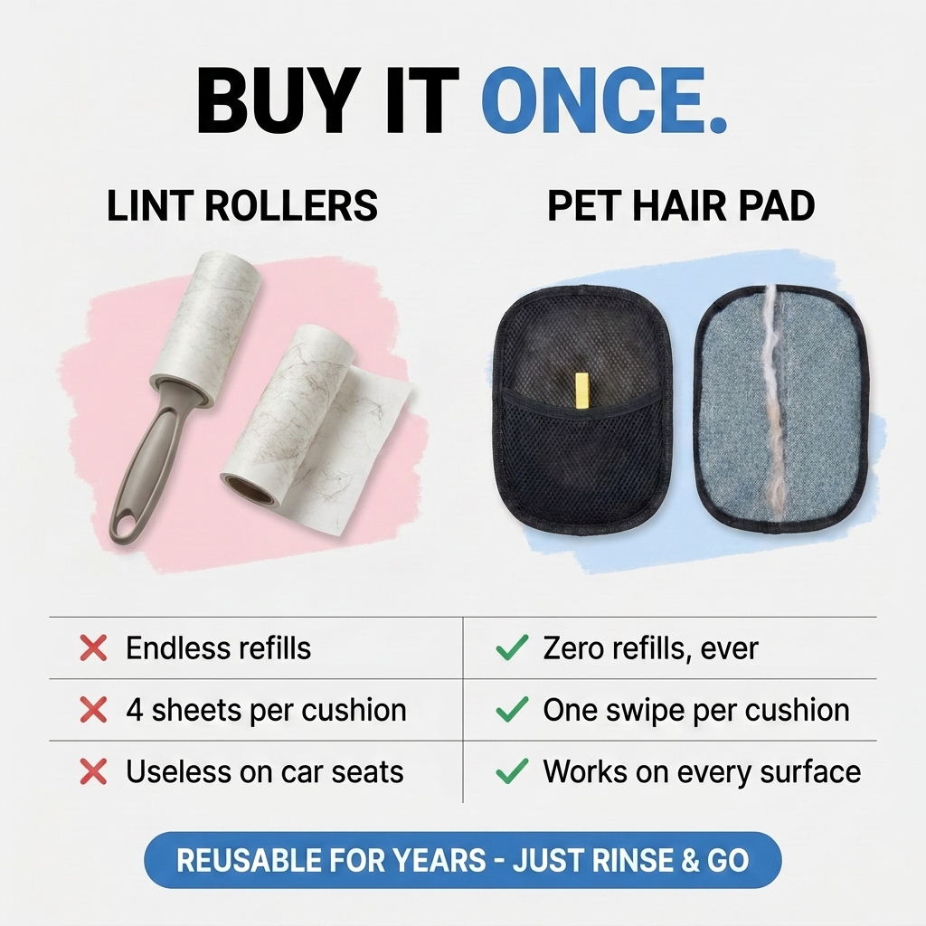 Buy it once vs endless lint-roller refills